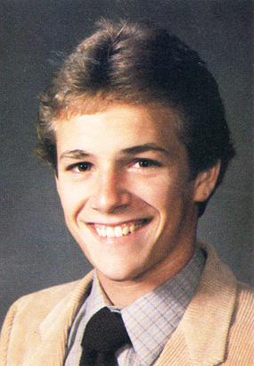 luke perry young high school yearbook photo 1984