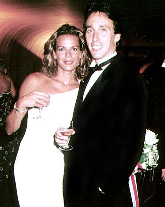 princess stephanie daniel ducruet party couple 1990s photo