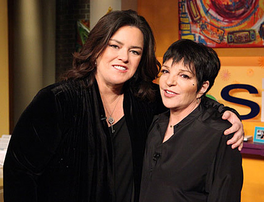 rosie odonnell liza minnelli rosie show 2012 photo