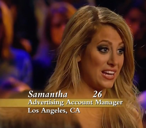 samantha levey bachelor tv show 2012 women tell all photo