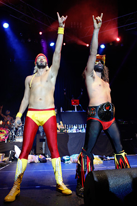 skyblu dj redfoo lmfao stefan gordy skyler gordy palladium parade 2011 photo