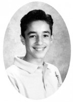 thomas ian nicholas young eighth grade yearbook photo