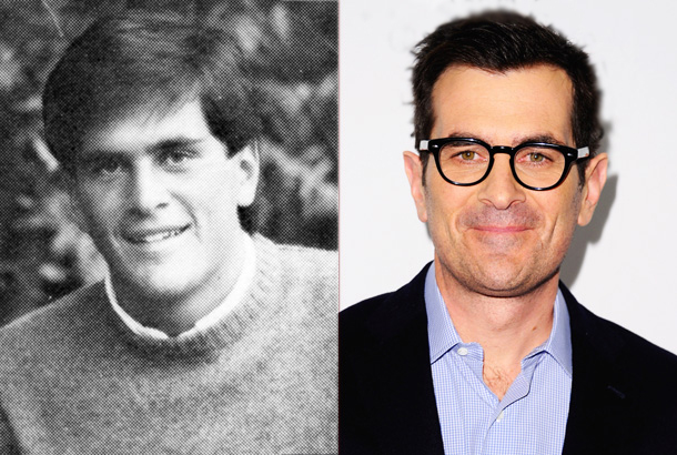 ty burrell young high school yearbook photo 1985 red carpet 2012