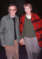 woody allen mia farrow director actress portrait 1992 photo