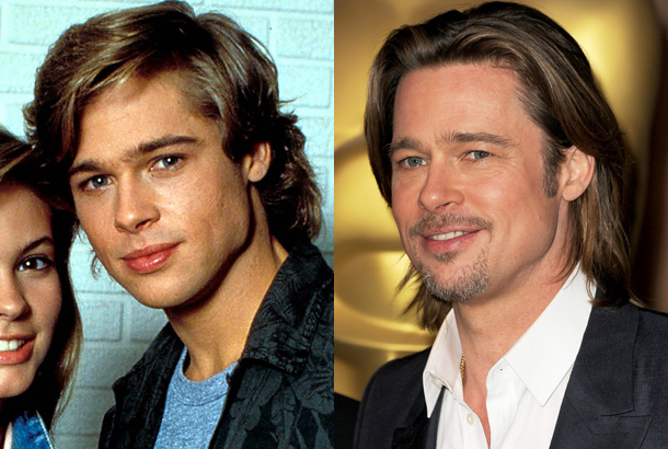 brad pitt dallas tv show 1987 photo red carpet 2012