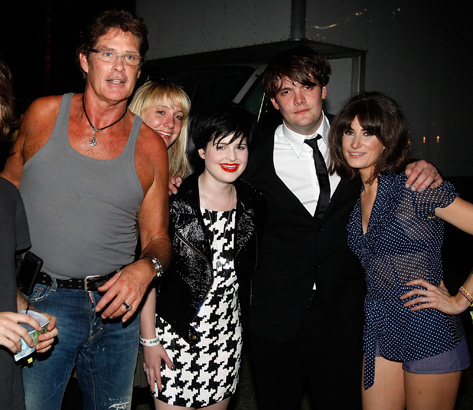 david hasselhoff kelly osbourne coachella 2008 photo