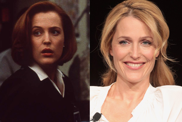 gillian anderson x files tv show 1998 photo red carpet 2012