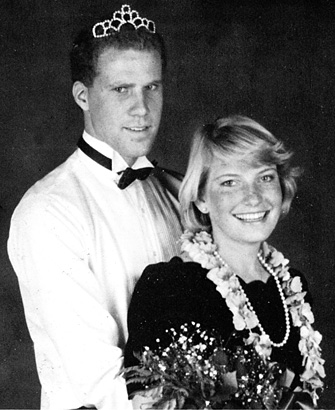 will ferrell young senior high school yearbook winter ball prince 1986 photo