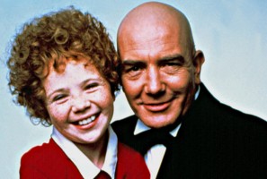 aileen quinn albert finney annie movie 1982 photo