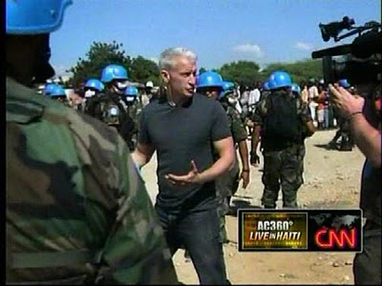 anderson cooper haiti 2010 photo