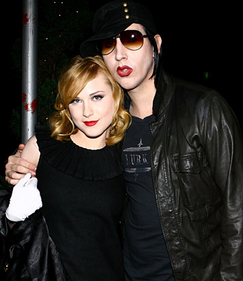 evan rachel wood marilyn manson 2007 photo
