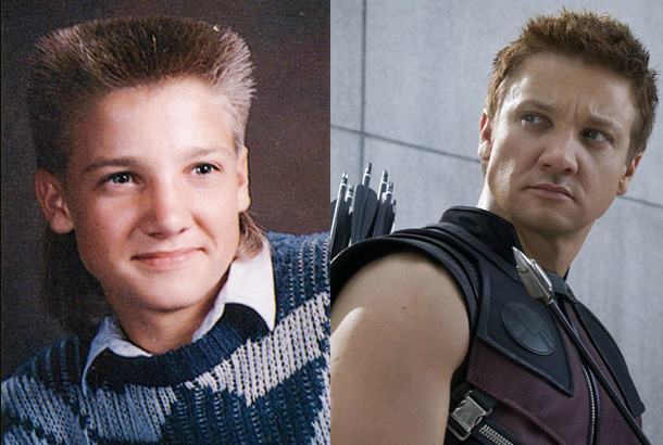 jeremy renner young senior high school yearbook 1989 photo the avengers marvel movie 2012