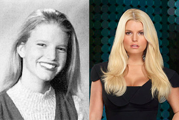 jessica simpson young freshman high school yearbook 1995 photo fashon star season 1 tv show 2012