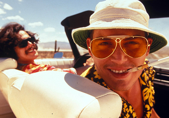 johnny depp benicio del toro fear and loathing in las vegas movie 1998 photo