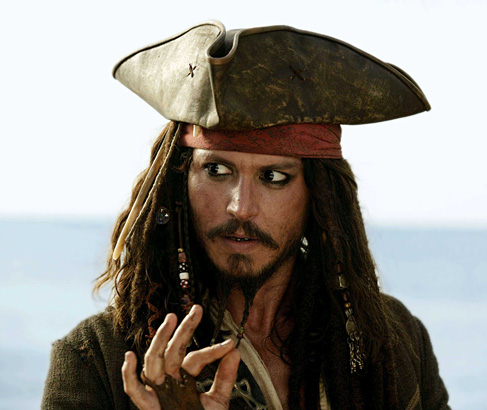 johnny depp pirates of the caribbean movie 2006 photo
