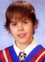 justin bieber young high school yearbook 2008 photo