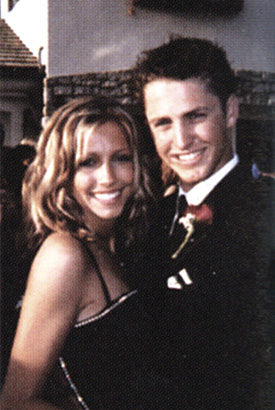 katie cassidy senior prom young high school yearbook photo