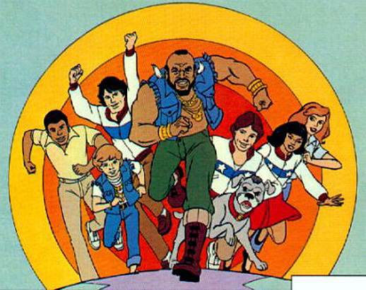 Mr. T. in His Mister T Cartoon, 1986