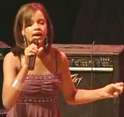 rihanna young singing photo