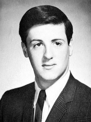 sylvester stallone young high school 1965 yearbook photo
