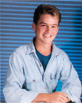 zach galifinakis young high school yearbook 1988 photo