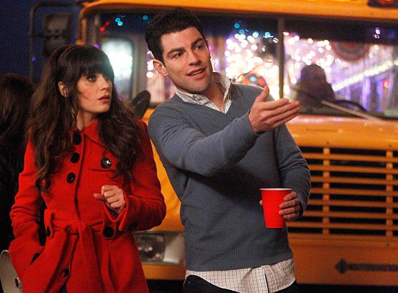 zooey deschanel max greenfield new girl tv show 2012 photo