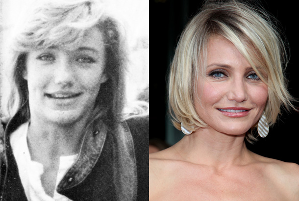 cameron diaz young high school yearbok 1987 photo Now: Cameron Diaz—number two at $34 million per year