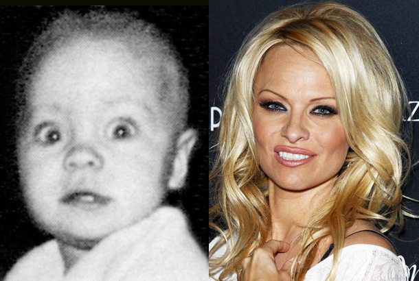 pamela anderson baby photo red carpet 2012