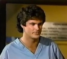 David Hasselhoff from The Young and the Restless, 1977