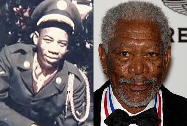 Morgan Freeman in the Air Force; Morgan Freeman—Today