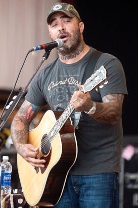Aaron Lewis performs during the 2012 Jamboree In The Hills on July 20, 2012 in Morristown, Ohio