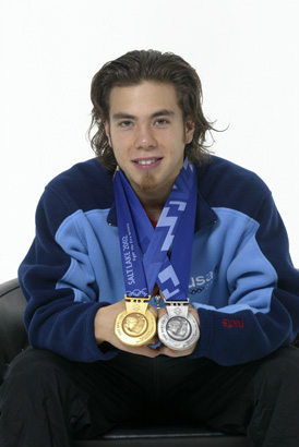 Apolo Anton Ohno at the 2002 Winter Olympics