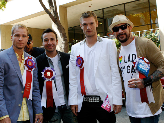 The guys of Backstreet Boys in 1999