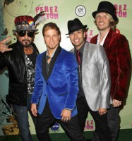 The Backstreet Boys at Perez Hilton's Mad Hatter Tea Party Birthday Celebration on March 24, 2012 in Hollywood, California