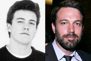 Ben Affleck Senior Yearbook Photo (1990); Ben Affleck Now