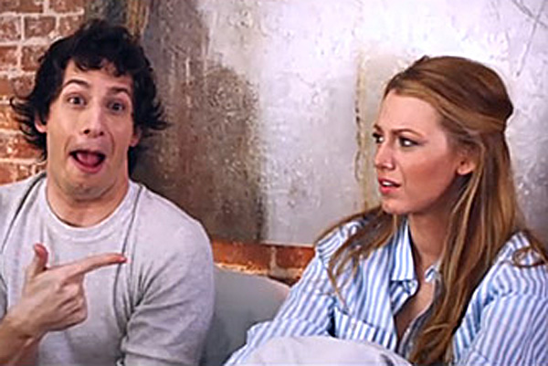 Blake Lively and Andy Samberg on Saturday Night Live (2010)