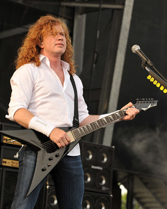Dave Mustaine of Megadeth in 2012