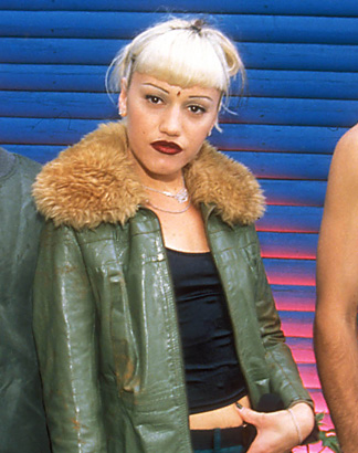 Gwen Stefani with No Doubt in the 1990s