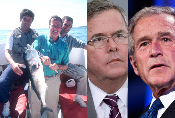 Jeb Bush and George W. Bush—Today
