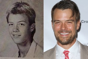 Josh Duhamel School Photo; Josh Duhamel Now