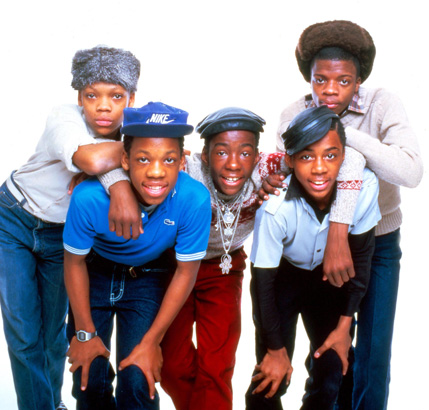The guys of New Edition in the ‘80s