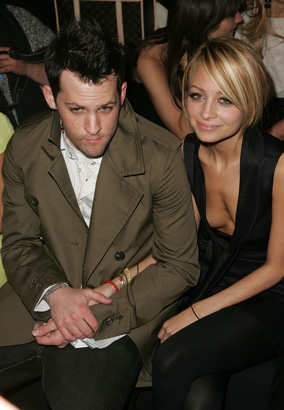 Joel Madden and Nicole Richie in 2007