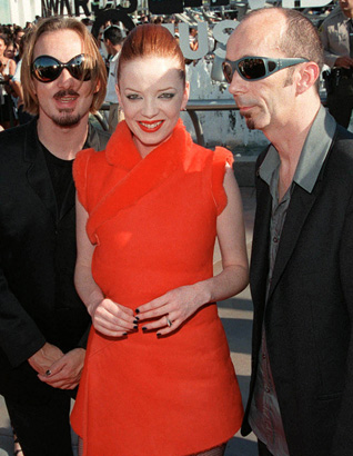 Shirley Manson with Her Band Garbage in 1998