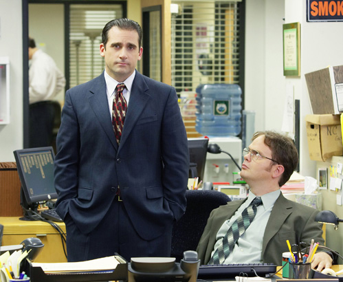 Steve Carell as Michael Scott in The Office