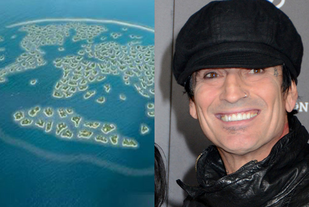 Tommy Lee on The World, Dubai