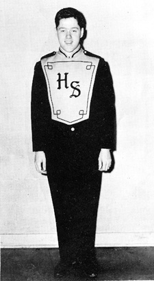 Bill Clinton as a senior at Arkansas’ Hot Springs High School in 1964