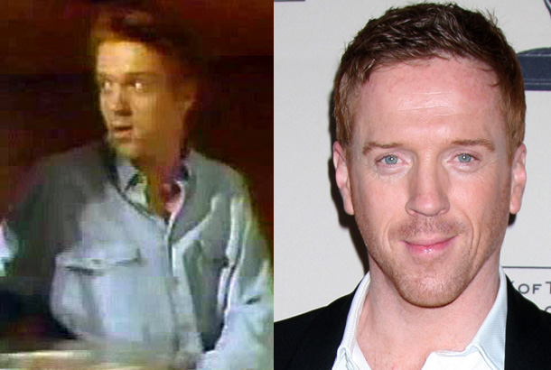 Damian Lewis in Micky Love in 1993 and Damian Lewis in 2012