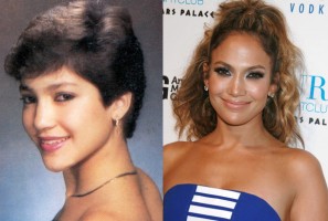 Jennifer Lopez, Senior Year at Preston High School in Bronx, NY (1987) and J-Lo Today