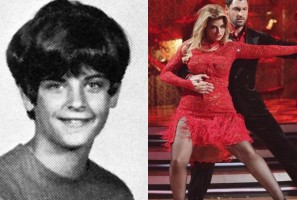 Kirstie Alley as a Sophomore at Wichita High School Southeast in 1967 and Kirstie Alley in 2012