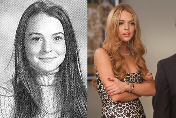 Lindsay Lohan on Glee
